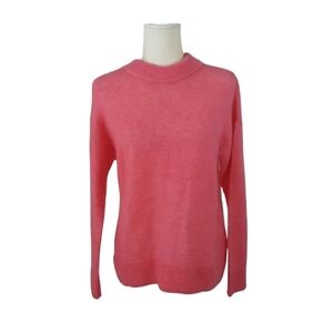 H&M Coral High Collar Wool Blend Sweater